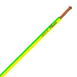 Vodič ohybný bezhalogénový H07Z1-K 1x16 mm² zeleno/žltá 750V 